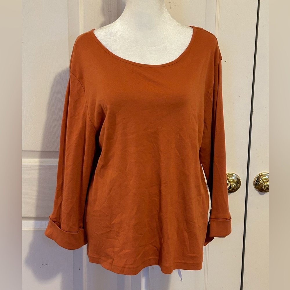 Serengeti comfy terracotta top, Petite XL